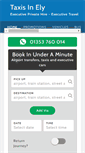 Mobile Screenshot of elytaxi.co.uk