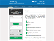 Tablet Screenshot of elytaxi.co.uk